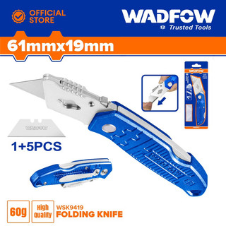 ĐỒ NGHỀ WADFOW Dao gập tiện dụng 19x61mm WSK9419 . WSK9461