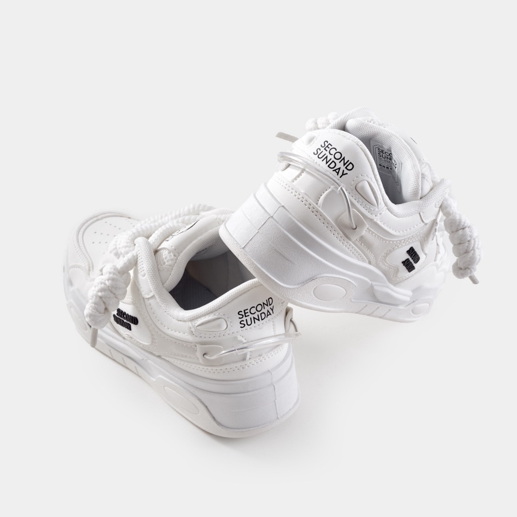 Ảnh Giày Thể Thao Sneaker Nam Nữ Second Sunday Line Drop Đế Tăng Chiều Cao 4cm SK49 4