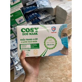 Khẩu trang y tế 4 lớp TĐ 1 lần