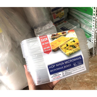 Hộp vuông đựng pate, mộc, rươi… thức ăn gia đình