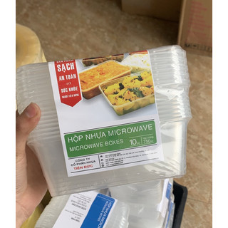 Hộp vuông đựng pate, mộc, rươi… thức ăn gia đình