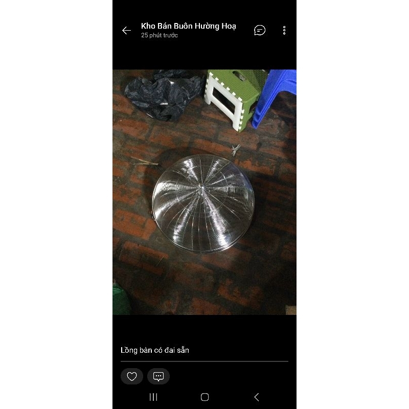 Lồng bàn inox chuẩn siêu cứng cáp có đai hàng loại 1