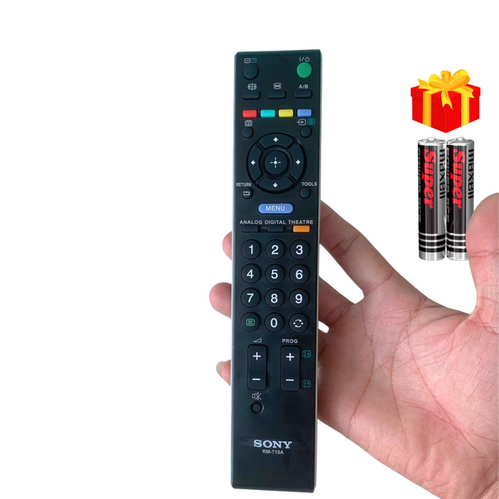 Remote điều khiển tivi SONY Mã 09 RM-715, Sony LCD - Tặng kèm pin ...