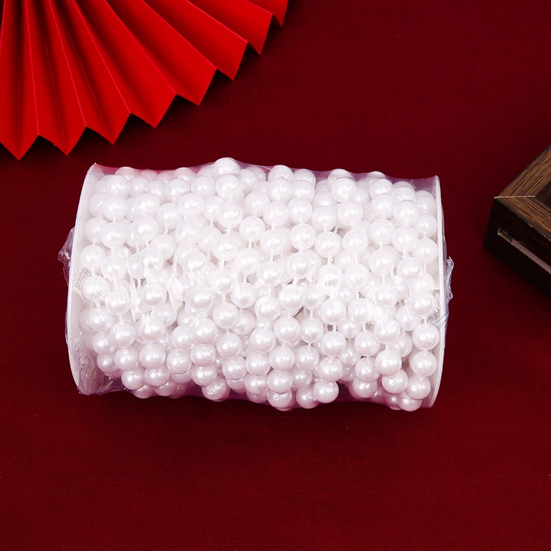 Chuỗi dây hạt ngọc trai giả dùng trang trí tiệc cưới, trang trí hoa - Kem Shop K376