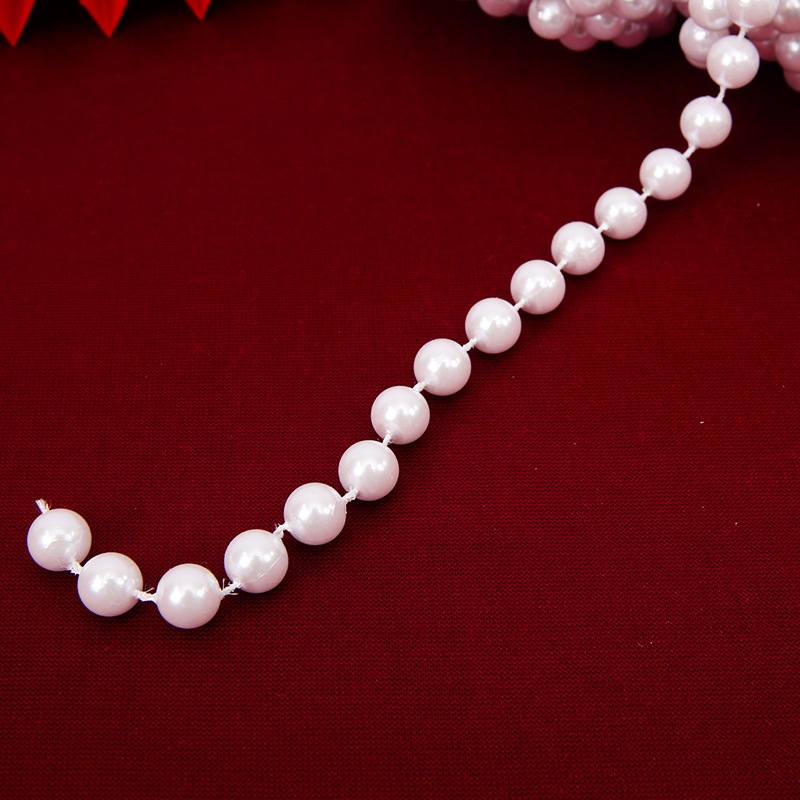 Chuỗi dây hạt ngọc trai giả dùng trang trí tiệc cưới, trang trí hoa - Kem Shop K376