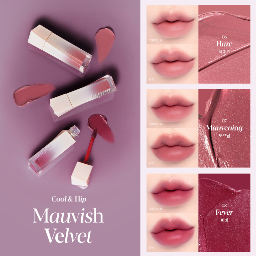 Ảnh Son Kem Lì Espoir Couture Lip Tint Blur Velvet 5.5gr 3