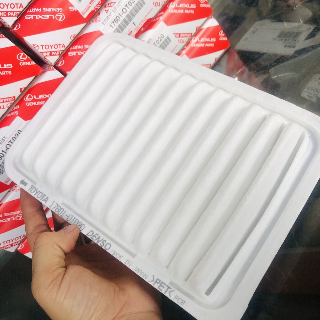 Lọc gió động cơ dùng cho TOYOTA VIOS LIMO/E/G 2007-2014; YARIS 1.3L/G 1.5L 2006-2014; COROLLA ALTIS J/G/1.8G/2.0V 2001-2