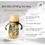 Bình Sữa Mèo Cổ Rộng PPSU Dung Tích 240/300 Ml Kèm Tay Cầm Van Chống Sặc An Toàn, Núm Ti Siêu Mềm Hợp Mọi Tư Thế Khi Ăn