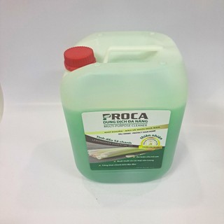Dung dịch đa năng PROCA tinh dầu sả chanh thiên nhiên 10 lít