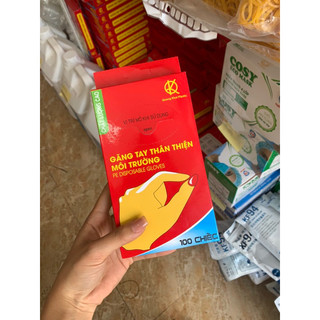 Hộp găng tay nilong dùng 1 lần