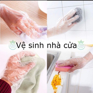 Hộp găng tay nilong dùng 1 lần