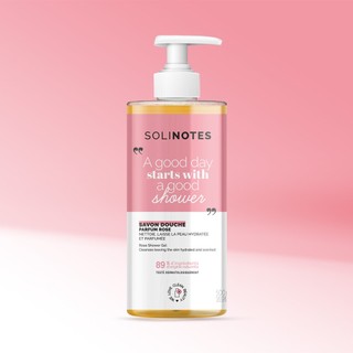 Sữa tắm hương nước hoa Solinotes Rose sữa tắm cấp ẩm lành tính thành phần thiên nhiên
