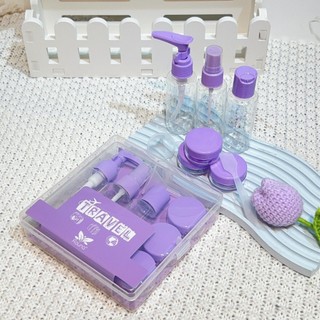 Bộ chiết mỹ phẩm Bodysport Set chiết mỹ phẩm 8 món chai triết lọ phun hộp chứa chiết mỹ phẩm