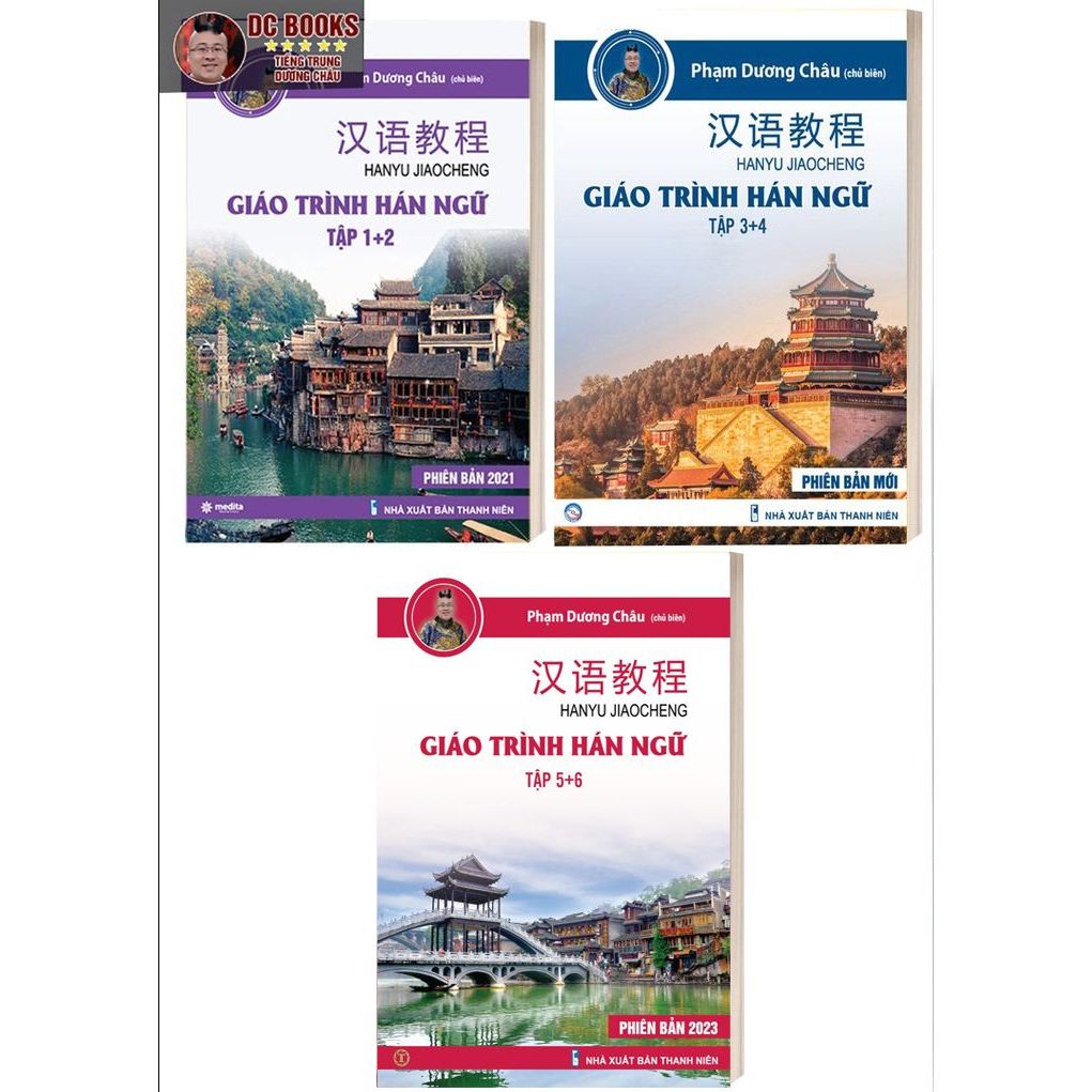 Ảnh Sách - Combo Giáo Trình Hán Ngữ 123456 - Tự Học Tiếng Trung Cấp Tốc Cho Người Việt - (3 quyển) (kèm Audio) 1