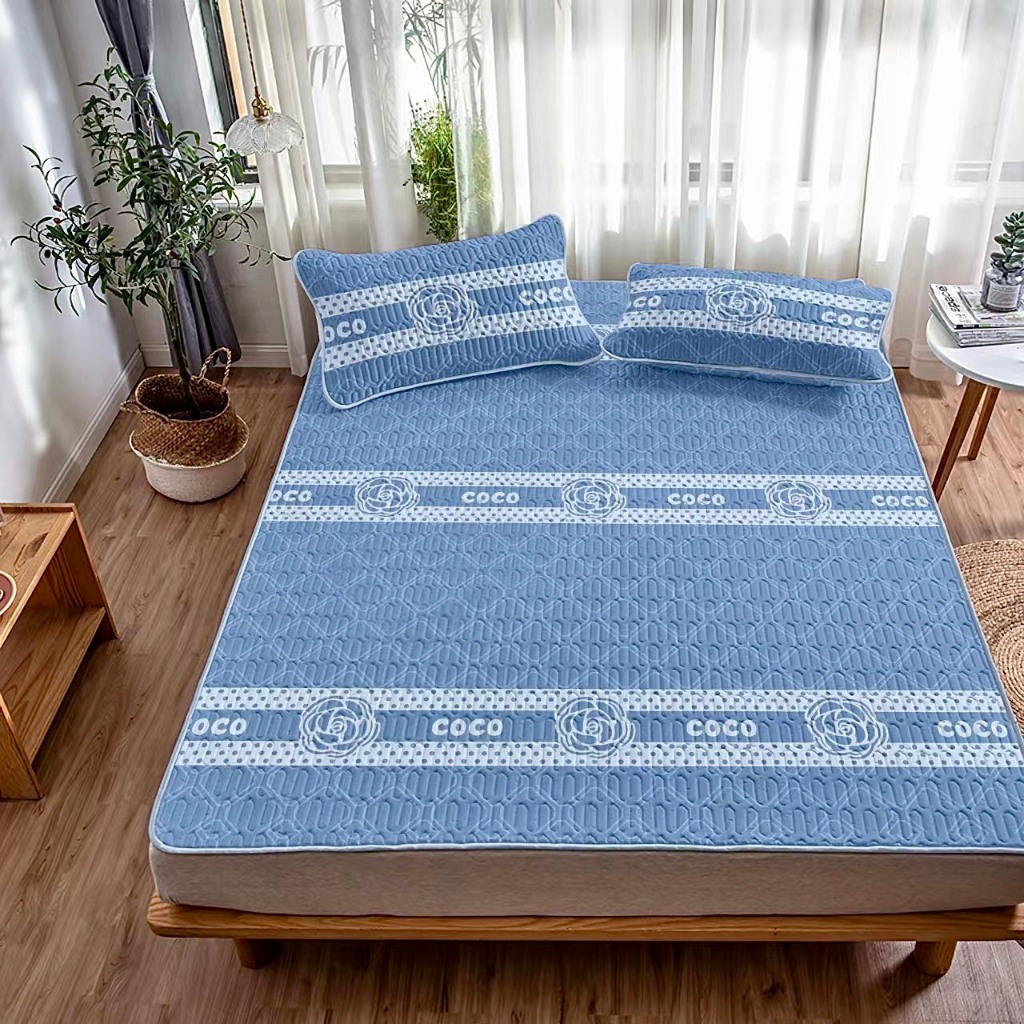 Chiếu Điều Hoà Coco Cao Su Non Cao Cấp 3 Món Siêu Mát An Như Bedding