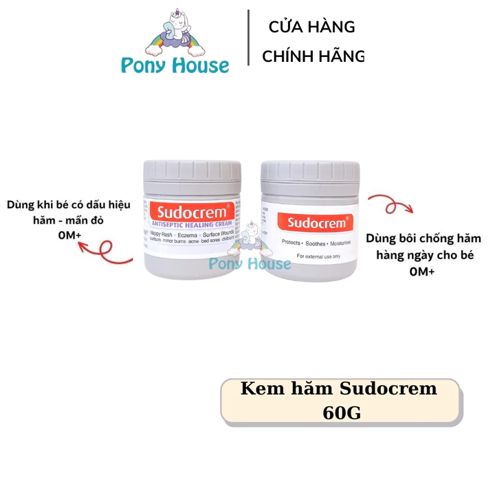 Kem Hăm Sudocrem - Kem Phòng Chống Hăm Tã Cho Bé Từ Sơ Sinh 60g