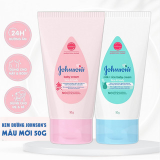 Kem Dưỡng Ẩm Mềm Da Johnson's Baby Cream (50g)