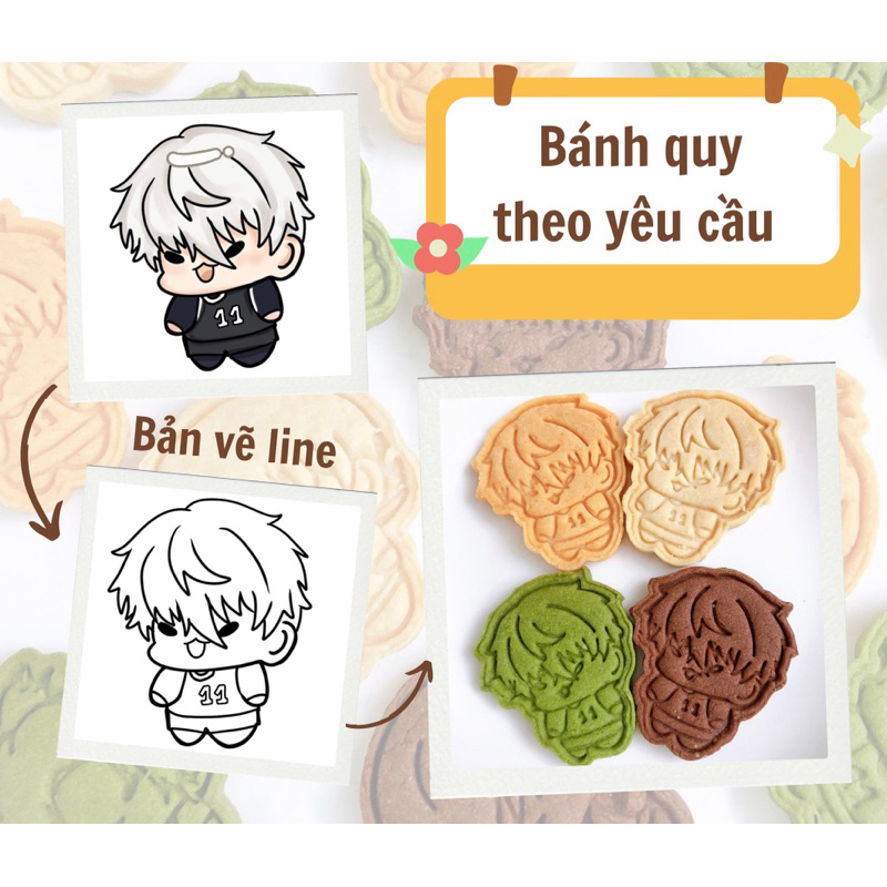 Bánh quy anime, bánh quy theo yêu cầu (đọc kĩ mô tả bên dưới) | Shopee ...