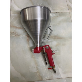 Phễu phun sơn giả gai, phun sần,gấm cốc 6 lít bình nhôm