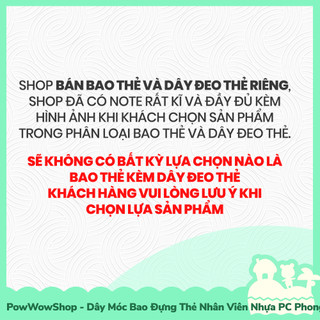 [Sẵn VN - Hỏa Tốc] Dây Đeo Thẻ / Bao Thẻ Nhân Viên Ngang Nhựa ABS Phong Cách Thể Thao Famous Brand Năng Động