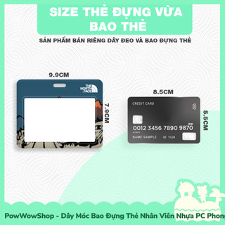[Sẵn VN - Hỏa Tốc] Dây Đeo Thẻ / Bao Thẻ Nhân Viên Ngang Nhựa ABS Phong Cách Thể Thao Famous Brand Năng Động