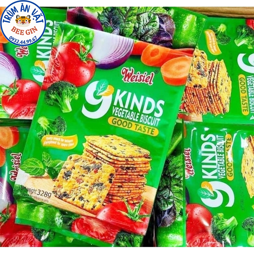 Bánh Quy Ăn Kiêng 9 Loại Rau Củ 328g Weisiel B132 - Ăn Vặt BeeGin ...