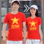 Áo Thun Nam Nữ Màu Đỏ Sao Vàng Việt Nam - kiểu mới đẹp