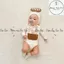 Set bộ body dài tay, ngắn tay cover Bánh Mỳ kèm mũ TẶNG TẤT TRẮNG cho em bé từ 5-13kg
