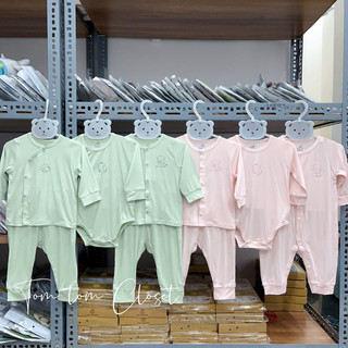 La pomme SS2024 set sơ sinh dream baby xanh