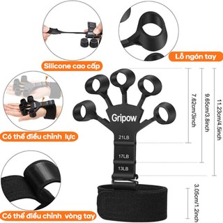 GRIPOW STRENGTH TRAINER,Dụng Cụ Tăng Cường Ngón Tay Máy Tập Cầm Tay Để Tăng Cường Sức Mạnh Máy Tập Ngón Tay, Máy Tập Tay