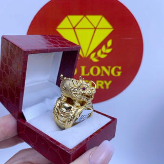 Nhẫn Nam Tỳ Hưu Vip 1 May Mắn, Hạnh Phúc, Mạ Vàng 18k, Bền Đẹp Sang Trọng