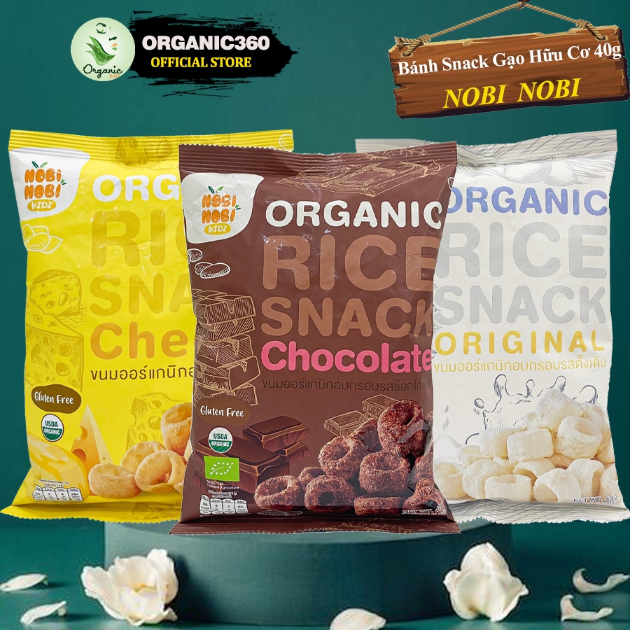 Thực Phẩm Bổ Sung Bánh Snack Gạo Hữu Cơ NOBI NOBI Organic Rice Snack ...