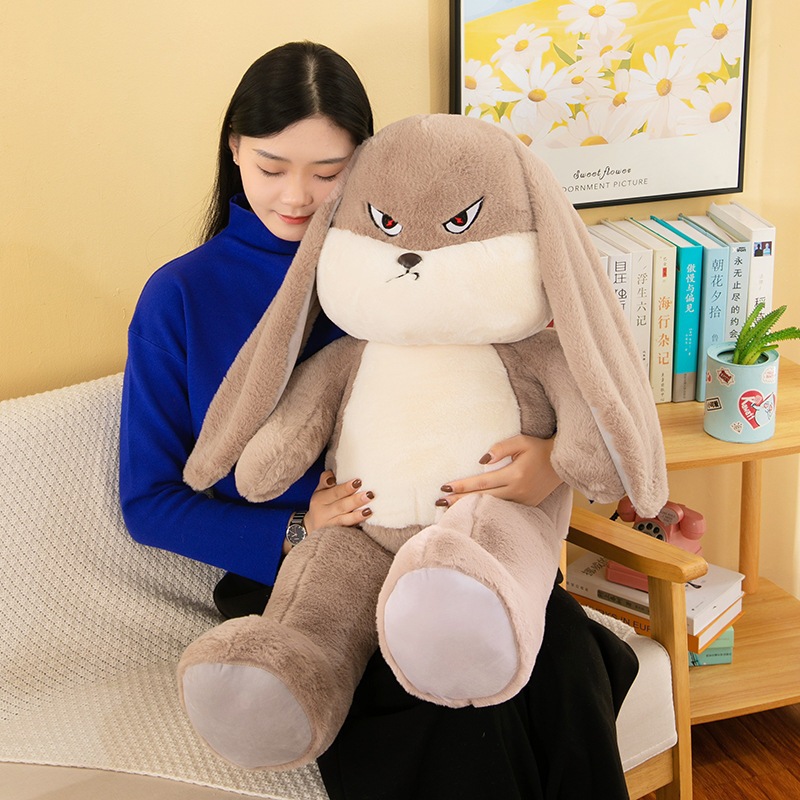 Gấu Bông Thỏ Giân Giữ, Thú Nhồi Bông Thỏ Hơn Dỗi Siêu Ngộ Nghĩnh Quà Tặng Gấu Bông