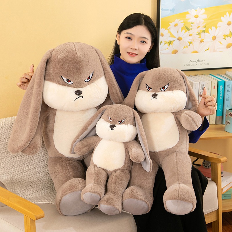 Gấu Bông Thỏ Giân Giữ, Thú Nhồi Bông Thỏ Hơn Dỗi Siêu Ngộ Nghĩnh Quà Tặng Gấu Bông