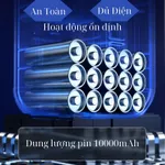 Bộ kích điện khởi động khẩn cấp nguồn điện ô tô 12V OZIO ,Kích bình ắc quy ô tô,Kích bình-bơm lốp xe hơi an toàn — ảnh 4