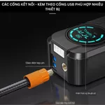 Bộ kích điện khởi động khẩn cấp nguồn điện ô tô 12V OZIO ,Kích bình ắc quy ô tô,Kích bình-bơm lốp xe hơi an toàn — ảnh 6