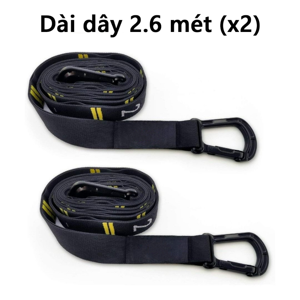 Ảnh Vòng Treo Xà Bảo Hành 12 Tháng Vòng Tập Gymnastic Rings Dây Có Vạch Đo Khóa Cài Chắc Chắn Cleacco VTX2 Boro Sport 4