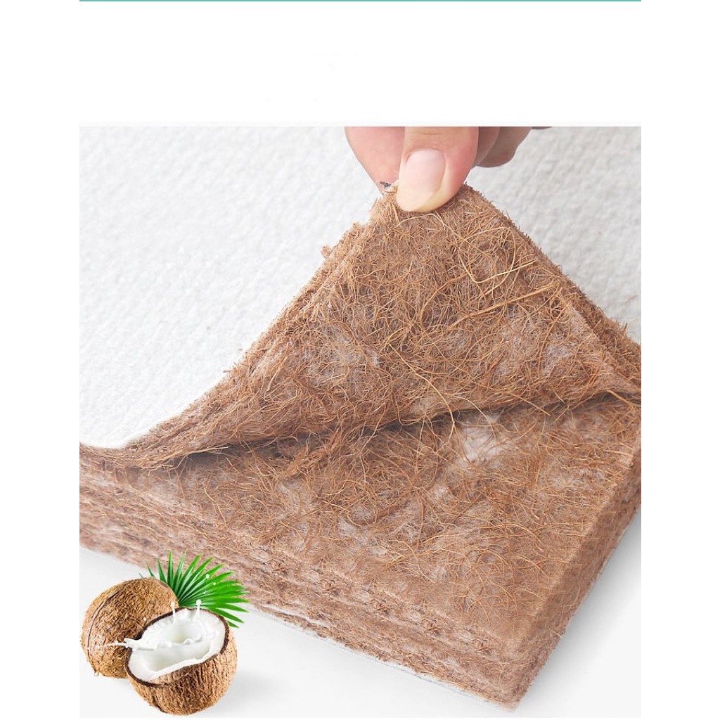 [ĐỆM XƠ DỪA + VỎ GA] ĐỆM XƠ DỪA CHO CŨI GỖ,ĐỆM DÀNH RIÊNG CHO TRẺ SƠ SINH BẢO VỆ CỘT SỐNG CHO BÉ