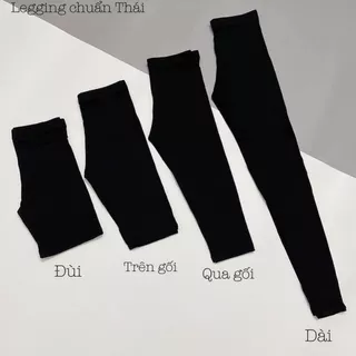 (SALE)Quần legging chuẩn RAINBOW thái lan (tag mạc như hình) MÀU ĐEN