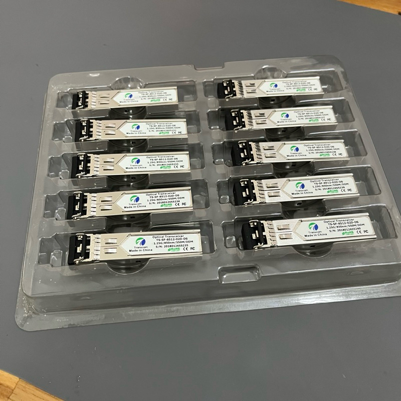 Module quang sfp 2 sợi 1.25G Transcom model TS-SF-8512-02D-DS mới ...