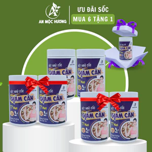 Combo 6 hộp bột ngũ cốc giảm cân 17 loại hạt An Mộc Hương + Tặng thêm 1 hộp