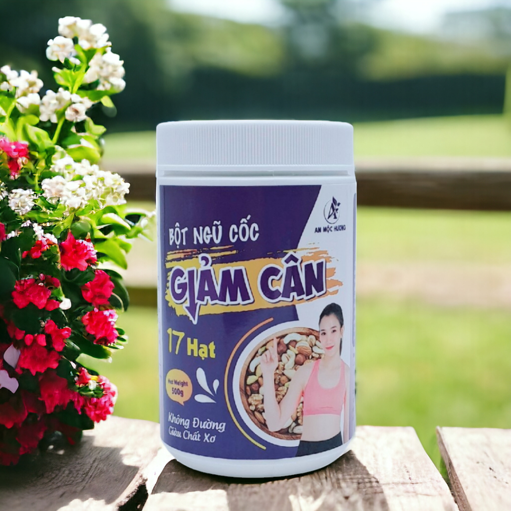 Combo 6 hộp bột ngũ cốc giảm cân 17 loại hạt An Mộc Hương + Tặng thêm 1 hộp