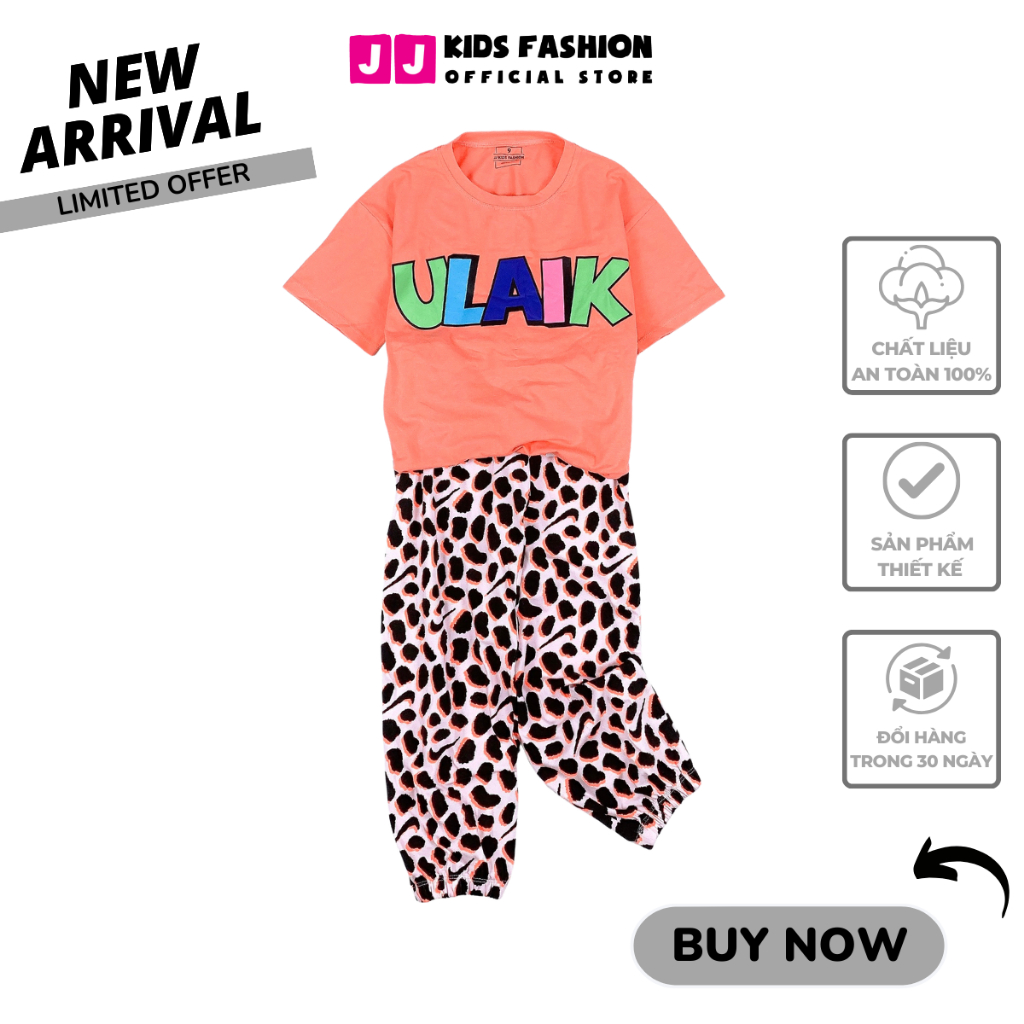 Bộ Cộc Tay Bé Gái Vải Cotton In Hình Dễ Thương – Quần Áo Trẻ Em | JJ Kids Fashion