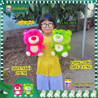 THÚ BÔNG HÌNH GẤU DÂU VÀ GẤU BƠ CAO CẤP SIÊU ĐẸP - gấu bông đồ chơi nhồi bông doll toy búp bê NGỌC SUSI