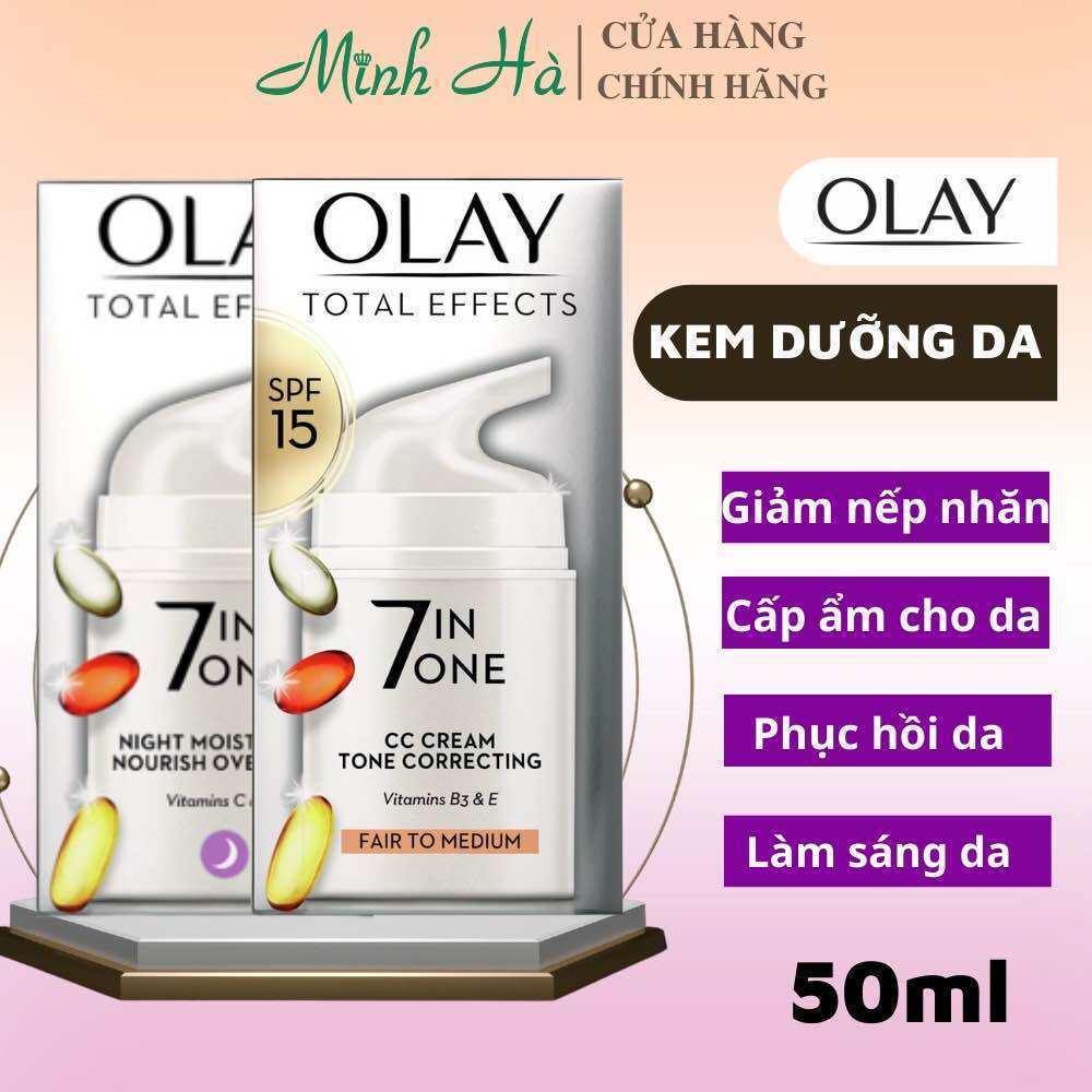 Kem dưỡng Olay 7 in 1 bản uk ban ngày và ban đêm cao cấp