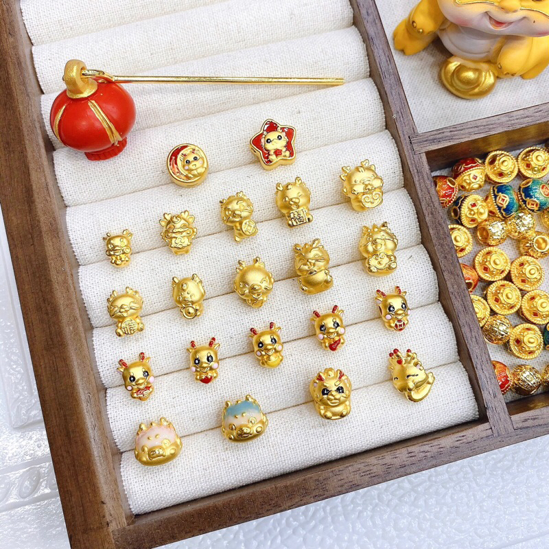 Charm Rồng 24k các mẫu mới 2024 Minh Tâm Jewelry | Shopee Việt Nam
