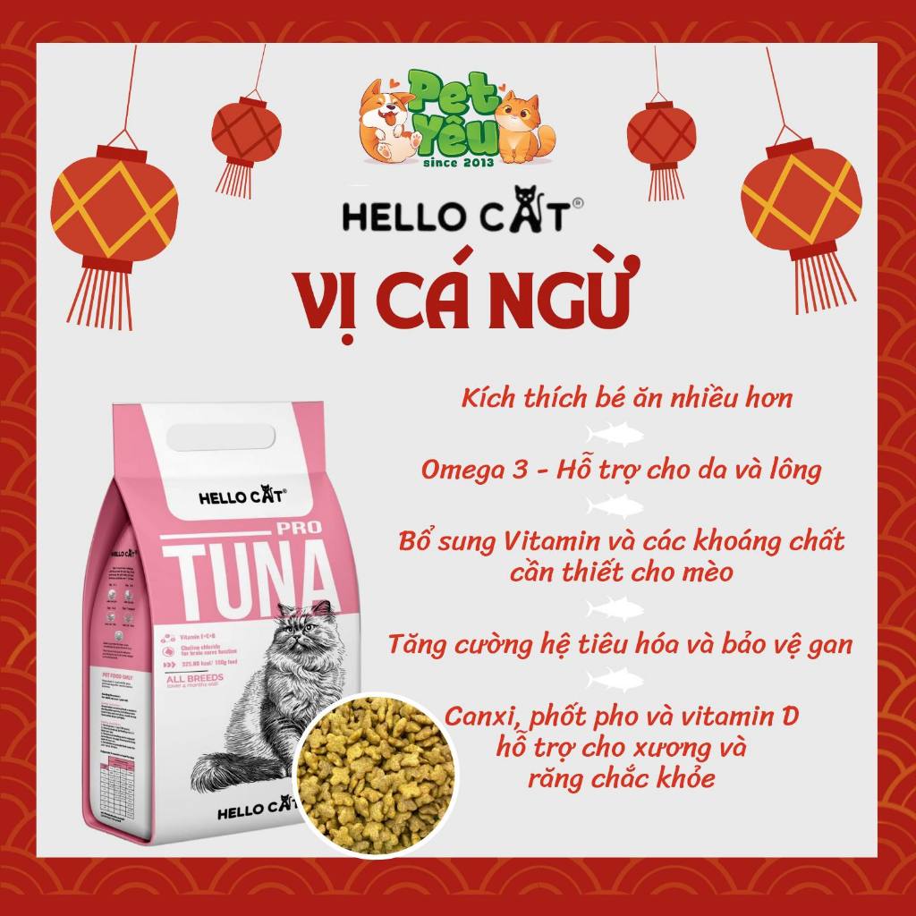 Thức ăn mèo Thái Lan HELLO CAT.