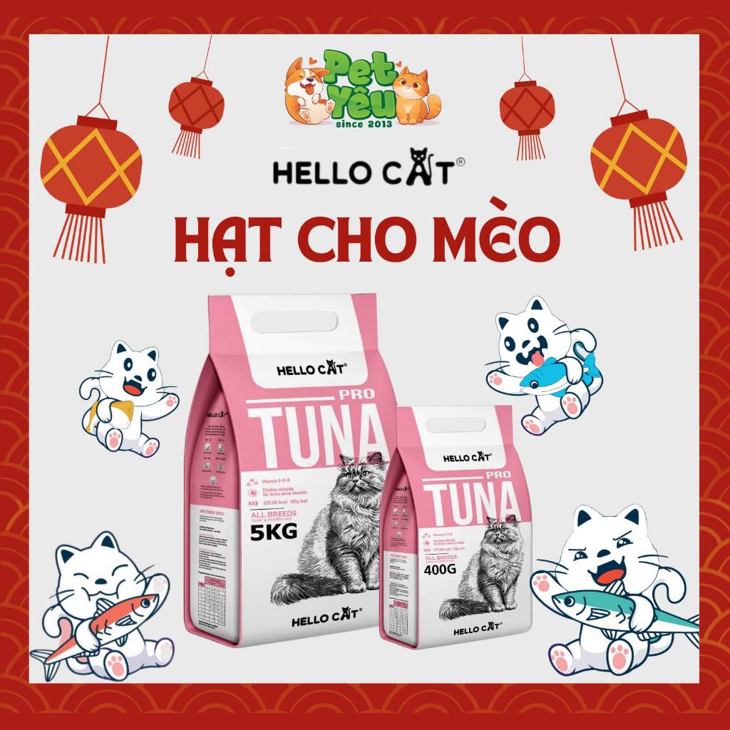 Thức ăn mèo Thái Lan HELLO CAT.