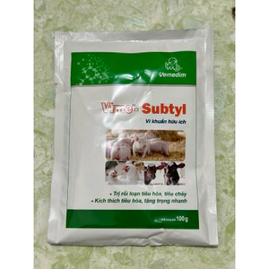 vime subtyl gói 100g men tiêu hoá cho vật nuôi thú cưng