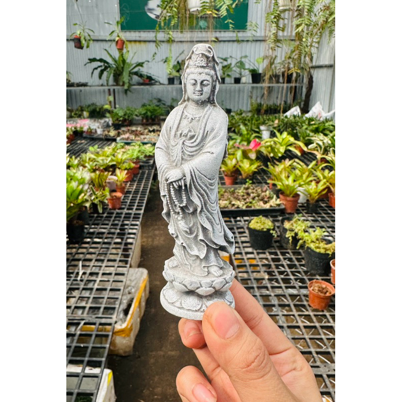 Tượng Quan âm trang trí tiểu cảnh - non bộ